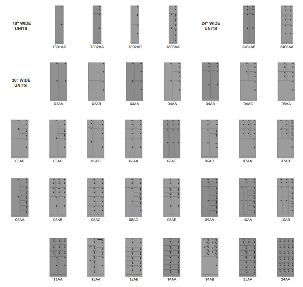 Evidence Storage Locker Configuration Options